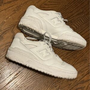 New Balance 550
Boys' Grade School Size 7 =  Women 8 1/2
White/White